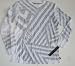 DKNY Boy's Fashion Long Sleeve T-Shirt - Size: Large 14/16- White/Grey