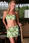 Women's Swimsuit Separate by Blue Sky Swimwear Surf Green; Wrap Skirt Cover-Up: Swimsuit Sold Separately