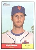 2010 Topps Heritage #319 John Maine - New York Mets (Baseball Cards)