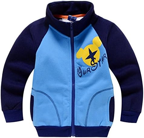 Rsan 2-7 Boys 100% Cotton Fleece Cartoon Micky Mouse Clothing Set (S(4)/110cm)