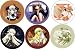 Set of 6 ANIME CHOBITS Pinback Buttons 1.25