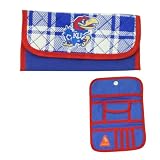 Kansas Jayhawks Plaid Checkbook / Coin / Credit Card Holder