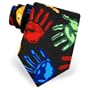 Men's Childrens Hands Silk Tie by Wild Ties in Black