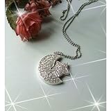 8 GB Moon & Star Shape Crystal Jewelry USB Flash Drive Necklace