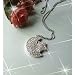 8 GB Moon & Star Shape Crystal Jewelry USB Flash Drive Necklace