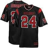 Georgia Bulldogs Youth #24 Black Rivalry Football Jersey