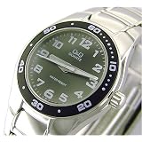 Q&Q Elegant Mens Dress Watch with Time Bezel by Q&Q