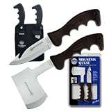 Kutmaster 91-MQ5820CP Hatchet/Hunting Knife Combo with Pouch