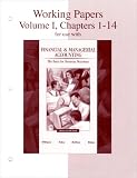 Buy : Working Papers, Volume 1, Chapters 1-14 for use with Financial & Managerial Accounting: A Basis for Business Decisions