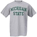 Michigan State Spartans Ash Arch Logo T-shirt