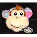 Music Monkey Face Speaker Pillow