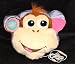 Music Monkey Face Speaker Pillow