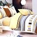 Blancho Bedding - [Brown Abstract] Luxury Comforter Set Combo 300GSM