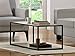 Ameriwood Home Canton Coffee Table with Metal Frame, Distressed Gray Oak
