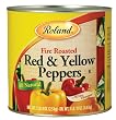Roland Marinated Red & Yellow Peppers, 5-Pound 8-Ounce Can (Pack of 2)