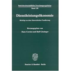 Dienstleistungs�konomie: Beitr�ge zu einer theoretischen Fundierung