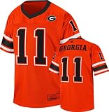 Georgia Bulldogs Youth Red Stadium Football Jersey