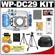 Canon WP-DC29 Waterproof Underwater Housing Case with Battery + Case + Tripod + Accessory Kit for PowerShot SD1200 IS Digital Camera