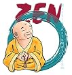 Martial Arts T-shirt - Zen (White T-shirt) - CHL, CHM, L, M, S, or XL