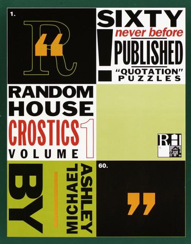 : Random House Crostics: 1 (Random House Crostics)