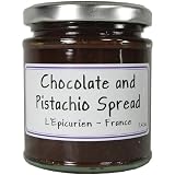 L'Epicurien Dark Chocolate and Pistachio Spread 7 oz
