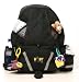 Black Baby Sherpa Diaper Backpack