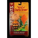 CHARLIEBROWN(ORANGESHIRT&NOSMILEEXPRESSION)withKiteandKite-EatingTreePEANUTSActionFigurefrom