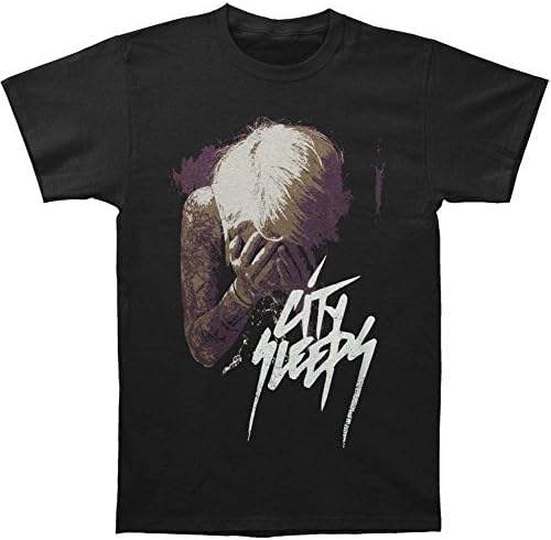 City Sleeps Men's Angel T-shirt Large Black