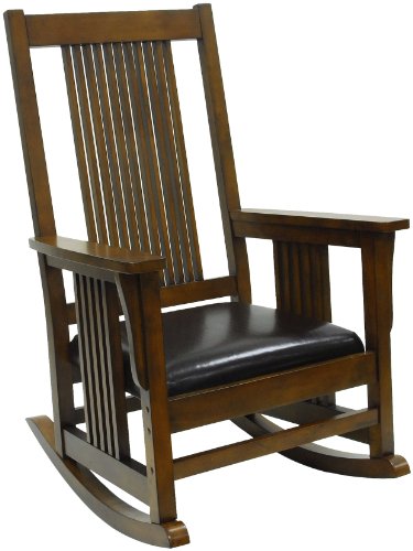 Carolina Cottage Chestnut RTA Deluxe Mission Rocker