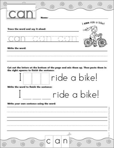 100 Write-And-Learn Sight Word Practice Pages: Engaging Reproducible Activity Pages That Help Kids Recognize, Write, and Really LEARN the Top 100 High-Frequency Words That are Key to Reading Success under The Toys Store