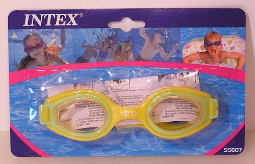 INTEX - Taucherbrille - zweifarbig - gelb - Sicherheitsglas