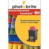 Photobrite Ink Cartridge Compatible for Remanufactured Lexmark 12A1980- Tri-Color(180980)