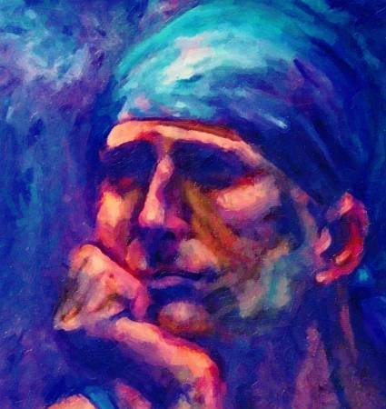 Custom Order #2Y-HS8, Oil on Canvas, Custom Painting of The Person You Love, For 1 Person of Customer's Choice, Style: Photo-Realism, with Signature Text 