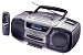 Jensen CD-1400RA Portable Stereo CD Cassette Recorder w/ PLL Digital Radio, 4 Speaker Surround Sound, and Remote Control