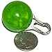 LED Keychain Light - High Visibility - Dog Collar Light for Backyard Monitoring or Night Walks - Mini Lightweight Accessory - 2 Flashing Settings - Be Spotted! Green Pack of 1