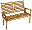 Napoli 2 Seater Bench Wood Garden Furniture Chair