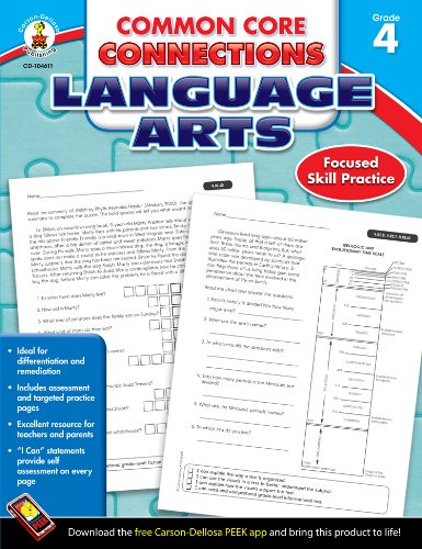 common core connections language arts grade 4