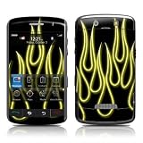 Yellow Neon Flames Design Protective Skin Decal Sticker for BlackBerry Storm 9530 Cell Phone