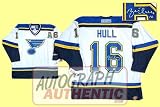 Autographed Brett Hull St. Louis Blues Jersey (White)