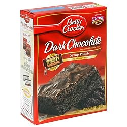 Betty Crocker Supreme Brownie Mix, Dark Chocolate, 21.3-Ounce Pouches (Pack of 12)