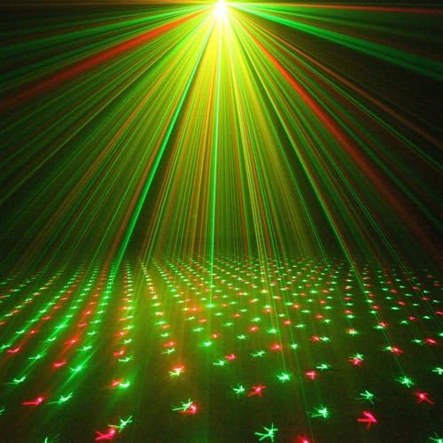 Wonsung Mini GR red green mini Laser lazer lights Stage lighting Holiday DJ Dance Home Party Xmas Light