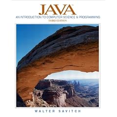 Java: An Introduction to Computer Science and Programming, Third Edition