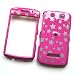 RIM BlackBerry Storm 9530 Thunder 9500 Snap On Protector Hard Case Image Cover Glitter Stars Pink