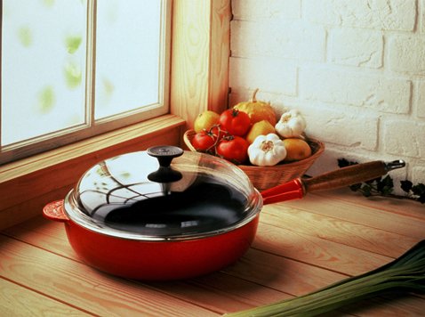 Le Creuset Sautè Pfanne 24 cm ofenrot