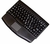 Adesso Mini Black USB Keyboard with Glidepoint Touchpad