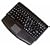 Adesso Mini Black USB Keyboard with Glidepoint Touchpad