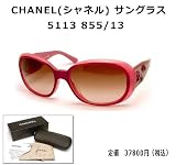 CHANEL (シャネル) サングラス ピンク/ワイン 5113 855/13