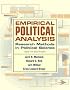 Empirical Political Analysis: Research Methods in Political Science (6th Edition)