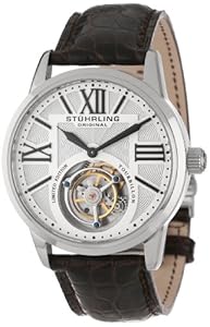 Stuhrling Original Men's 537.331XK2 Tourbillon Grand Imperium Limited Edition Mechanical Brown Watch