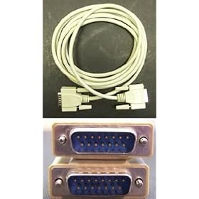 10 Ft 15-Pin DB15 Male to Male Straight Through Cable (Joystick Midi Mac) by STSI